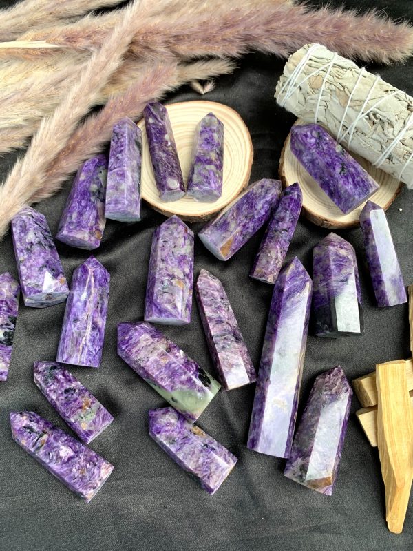 Trụ mắt rồng - Charoite | CADA DECOR