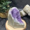 HỐC THẠCH ANH TÍM NHỎ – SMALL AMETHYST GEODE (TV428), KL: 0,508KG, KT: 5,6*8,3CM