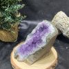 HỐC THẠCH ANH TÍM NHỎ – SMALL AMETHYST GEODE (TV428), KL: 0,508KG, KT: 5,6*8,3CM