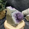 HỐC THẠCH ANH TÍM NHỎ – SMALL AMETHYST GEODE (TV424), KL: 0,582KG, KT: 7,5*9CM