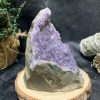 HỐC THẠCH ANH TÍM NHỎ – SMALL AMETHYST GEODE (TV419), KL: 0,694KG, KT: 9,5*11,5CM