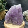 HỐC THẠCH ANH TÍM NHỎ – SMALL AMETHYST GEODE (TV418), KL: 0,634KG, KT: 9*9,5CM