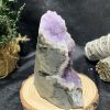 HỐC THẠCH ANH TÍM NHỎ – SMALL AMETHYST GEODE (TV422), KL: 0,574KG, KT: 9,5*10,7CM