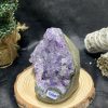 HỐC THẠCH ANH TÍM NHỎ – SMALL AMETHYST GEODE (TV420), KL: 0,496KG, KT: 9*9CM