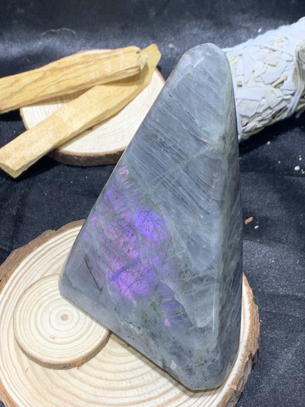 ĐÁ XÀ CỪ – HẮC NGUYỆT QUANG – Labradorite (XC228) – KL: 460GRAM