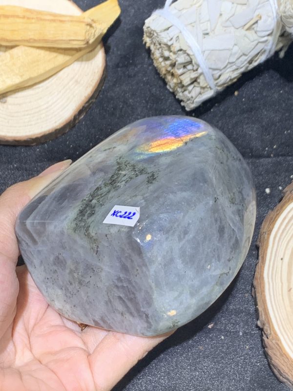 ĐÁ XÀ CỪ – HẮC NGUYỆT QUANG – Labradorite (XC222) – KL:468GRAM