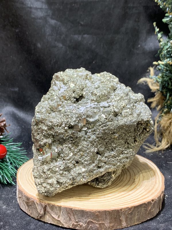 TINH THỂ VÀNG GĂM – Pyrite (TVG11), KL: 1.24KG