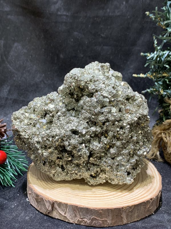 TINH THỂ VÀNG GĂM – Pyrite (TVG17), KL: 1.07KG