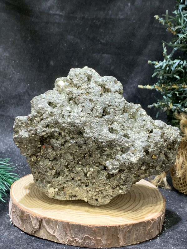 TINH THỂ VÀNG GĂM – Pyrite (TVG17), KL: 1.07KG