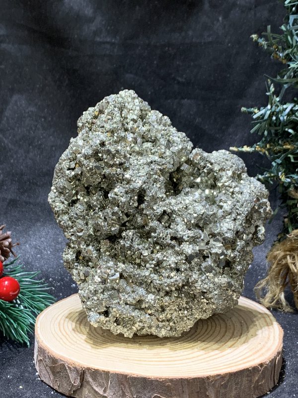 TINH THỂ VÀNG GĂM – Pyrite (TVG17), KL: 1.07KG