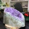 HỐC THẠCH ANH TÍM NHỎ – SMALL AMETHYST GEODE (TV433), KL: 1KG, KT: 11,5*7,5CM