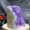 HỐC THẠCH ANH TÍM NHỎ – SMALL AMETHYST GEODE (TV452), KL: 0,43KG, KT: 9*6,5CM