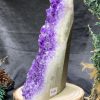 HỐC THẠCH ANH TÍM NHỎ – SMALL AMETHYST GEODE (TV450), KL: 0,915KG, KT: 17*6CM