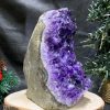 HỐC THẠCH ANH TÍM NHỎ – SMALL AMETHYST GEODE (TV513), KL: 1,015KG, KT: 13*7CM