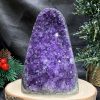 HỐC THẠCH ANH TÍM NHỎ – SMALL AMETHYST GEODE (TV509), KL: 0,905KG, KT: 14*8CM