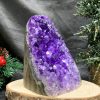 HỐC THẠCH ANH TÍM NHỎ – SMALL AMETHYST GEODE (TV487), KL: 0,695KG, KT: 12*8,5CM