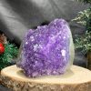 HỐC THẠCH ANH TÍM NHỎ – SMALL AMETHYST GEODE (TV467), KL: 0,685KG, KT: 10*8CM