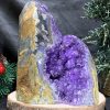 HỐC THẠCH ANH TÍM NHỎ – SMALL AMETHYST GEODE (TV507), KL: 1,42KG, KT: 14*10,5CM