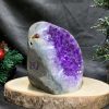 HỐC THẠCH ANH TÍM NHỎ – SMALL AMETHYST GEODE (TV486), KL: 0,66KG, KT: 11*9CM