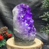 HỐC THẠCH ANH TÍM NHỎ – SMALL AMETHYST GEODE ( TV512), KL: 0,875KG, KT: 13*6,5CM