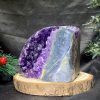 HỐC THẠCH ANH TÍM NHỎ – SMALL AMETHYST GEODE (TV459), KL: 0,76KG, KT: 10*8,5CM