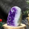 HỐC THẠCH ANH TÍM NHỎ – SMALL AMETHYST GEODE (TV515), KL: 0,66KG, KT: 10*8CM