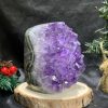 HỐC THẠCH ANH TÍM NHỎ – SMALL AMETHYST GEODE (TV490), KL: 1,075KG, KT: 11*8CM