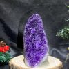 HỐC THẠCH ANH TÍM NHỎ – SMALL AMETHYST GEODE (TV472), KL: 0,59KG, KT: 13*5CM