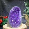 HỐC THẠCH ANH TÍM NHỎ – SMALL AMETHYST GEODE (TV488), KL: 0,71KG, KT: 13*7CM