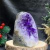 HỐC THẠCH ANH TÍM NHỎ – SMALL AMETHYST GEODE (TV481), KL: 0,715KG, KT: 13*7,5CM