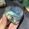 TRÁI TIM ĐÁ XÀ CỪ – Labradorite (TXC5) – KT: 6,3*7,02CM, KL: 0,172KG