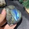 TRÁI TIM ĐÁ XÀ CỪ – Labradorite (TXC5) – KT: 6,3*7,02CM, KL: 0,172KG