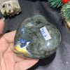 TRÁI TIM ĐÁ XÀ CỪ – Labradorite (TXC7) – KT: 6,6*7,7CM, KL: 0,218KG