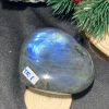 TRÁI TIM ĐÁ XÀ CỪ – Labradorite (TXC8) – KT: 6,36 *7,32CM, KL: 0,192KG