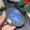 TRÁI TIM ĐÁ XÀ CỪ – Labradorite (TXC8) – KT: 6,36 *7,32CM, KL: 0,192KG