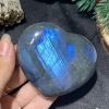 TRÁI TIM ĐÁ XÀ CỪ – Labradorite (TXC9) – KT: 6,17*7,11CM, KL: 0,174KG