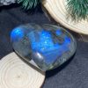 TRÁI TIM ĐÁ XÀ CỪ – Labradorite (TXC13) – KT: 6,46*7,13CM, KL: 0,164KG