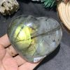 TRÁI TIM ĐÁ XÀ CỪ – Labradorite (TXC16) – KT: 3,49*7,67CM, KL: 0,230KG