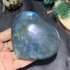 TRÁI TIM ĐÁ XÀ CỪ – Labradorite (TXC19) – KT: 7,33*8,47CM, KL: 0,296KG