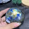 TRÁI TIM ĐÁ XÀ CỪ – Labradorite (TXC21) – KT: 6,9*7,73CM, KL: 0,236KG