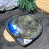 TRÁI TIM ĐÁ XÀ CỪ – Labradorite (TXC23) – KT: 7,14*7,88CM, KL: 0,278KG