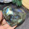 TRÁI TIM ĐÁ XÀ CỪ – Labradorite (TXC26) – KT: 6,66*7,68CM, KL: 0,208KG