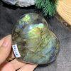 TRÁI TIM ĐÁ XÀ CỪ – Labradorite (TXC28) – KT: 6,5*7,58CM, KL: 0,234KG