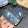 TRÁI TIM ĐÁ XÀ CỪ – Labradorite (TXC36) – KT: 7,06*8,27CM, KL:0,298KG