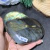 TRÁI TIM ĐÁ XÀ CỪ – Labradorite (TXC39) – KT: 9,4*10,94CM, KL: 0,546KG