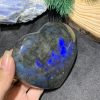 TRÁI TIM ĐÁ XÀ CỪ – Labradorite (TXC40) – KT: 7,81*8,55CM, KL: 0,274KG