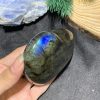 TRÁI TIM ĐÁ XÀ CỪ – Labradorite (TXC44) – KT: 7,7*8,52CM, KL: 0,294KG