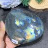 TRÁI TIM ĐÁ XÀ CỪ – Labradorite (TXC52) – KT: 11,3*9CM, KL: 0,675KG