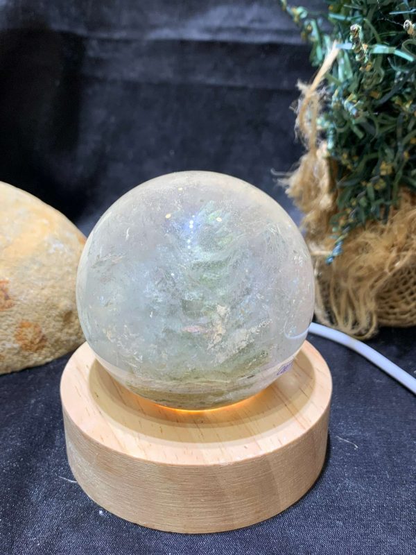 Bi cầu Thạch anh Ưu Linh – Garden Quartz (CG12), ĐK: 5,7cm – KL: 262gram | CADA DECOR