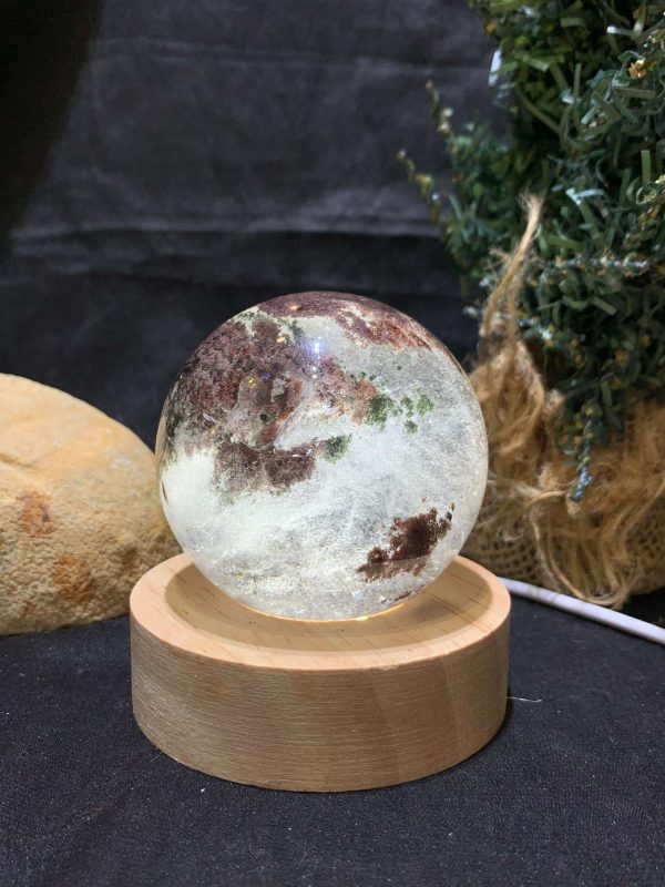 Bi cầu Thạch anh Ưu Linh – Garden Quartz (CG14), ĐK: 5,9cm – KL: 294gram | CADA DECOR